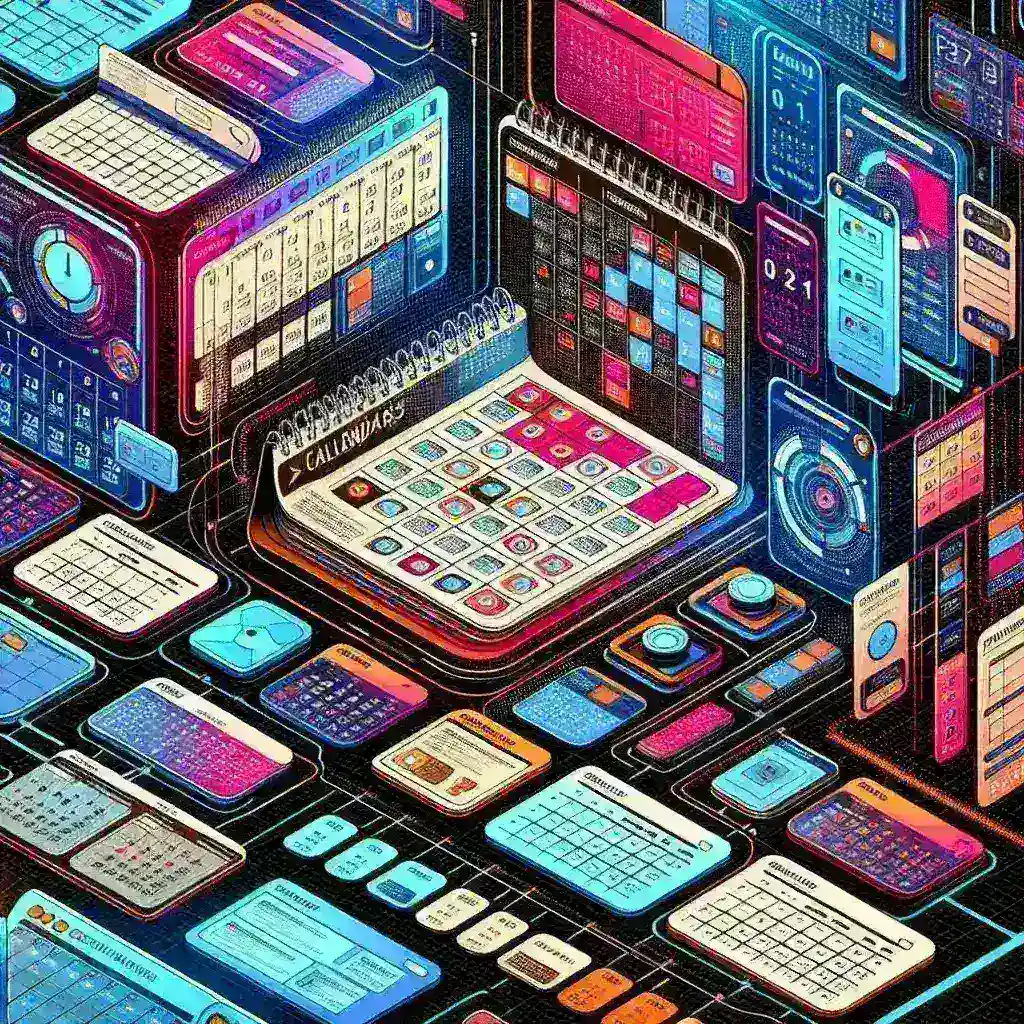 "Comparativa de las mejores apps de calendario para 2025: interfaz de usuario y funciones destacadas de aplicaciones populares."