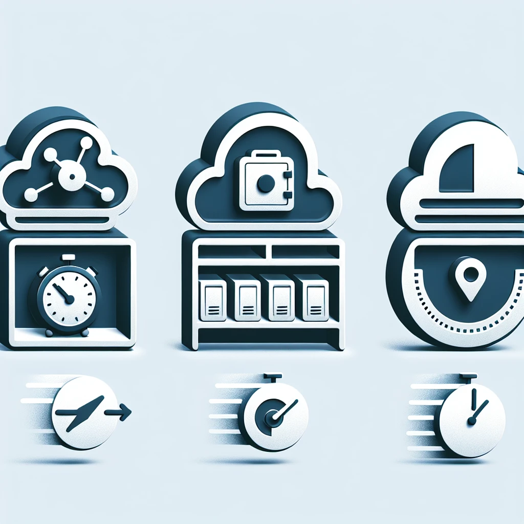 "Comparativa de servicios de almacenamiento en la nube: Google Drive, Dropbox y OneDrive en un gráfico de rendimiento y características"