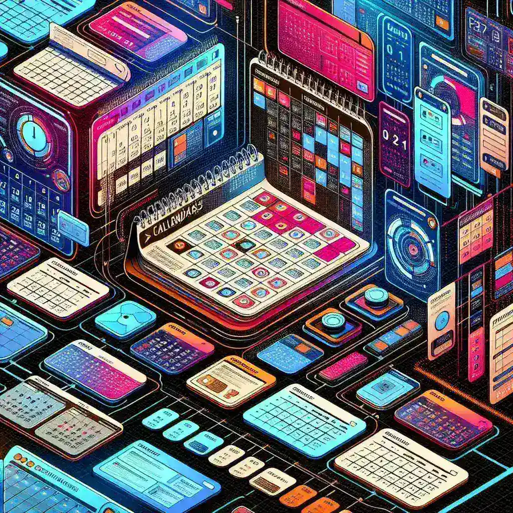 "Comparativa de las mejores apps de calendario para 2025: interfaz de usuario y funciones destacadas de aplicaciones populares."