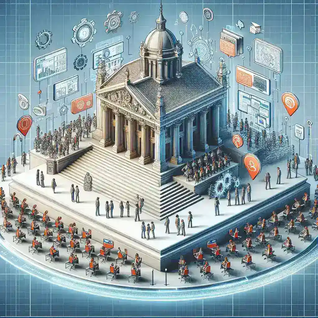 "Estudiantes españoles interactuando con plataformas educativas en el metaverso en una universidad, destacando la innovación en la enseñanza digital."